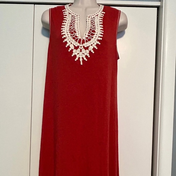 Max Studio Dresses & Skirts - Max Studio rust ivory sheath dress small S autumn